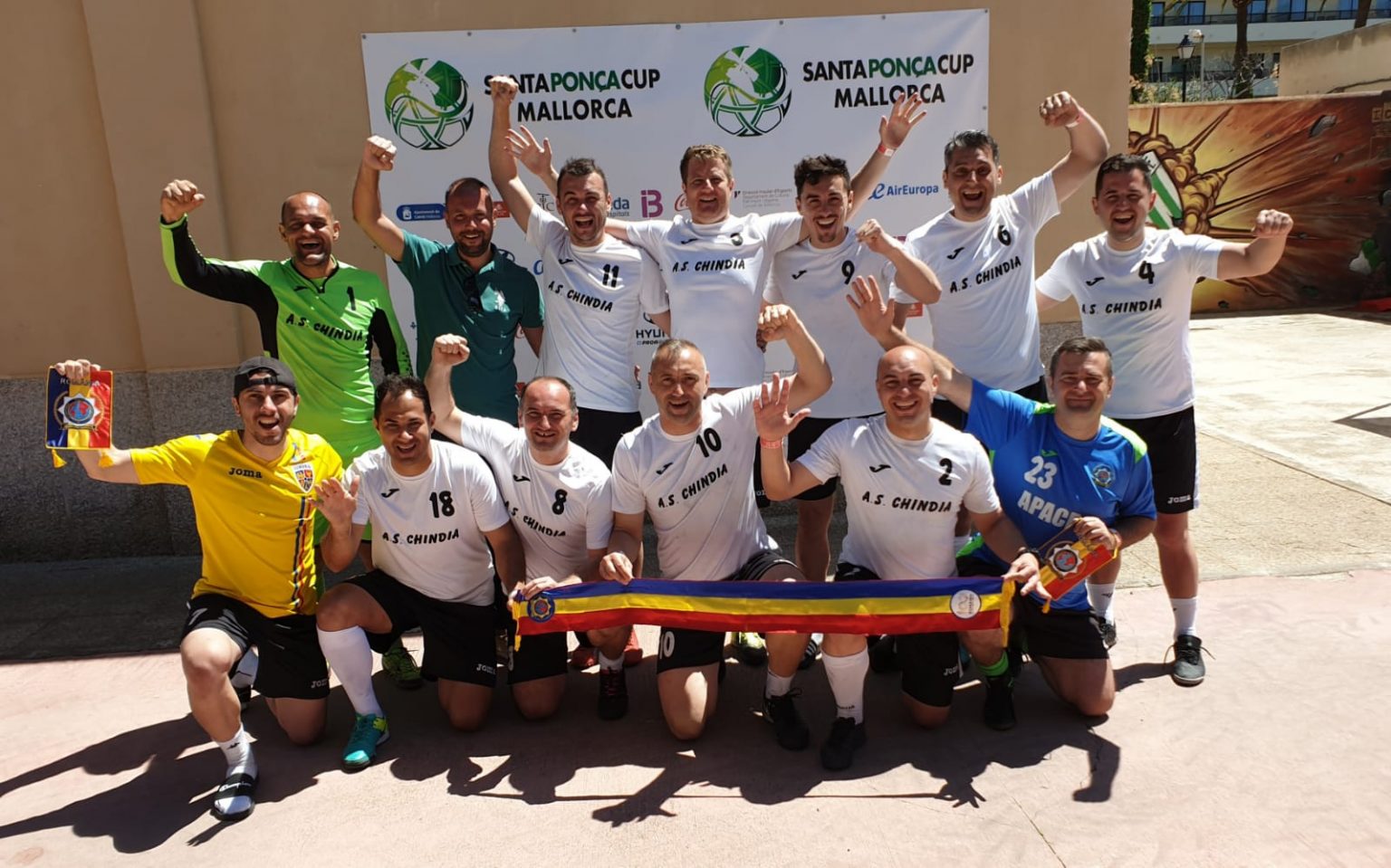 Echipa de fotbal a Asociației Internaționale a Polițiștilor 1 Dâmbovița a câștigat locul II la Campionatul Mondial IPA 2019, organizat în Palma de Mallorca din Spania