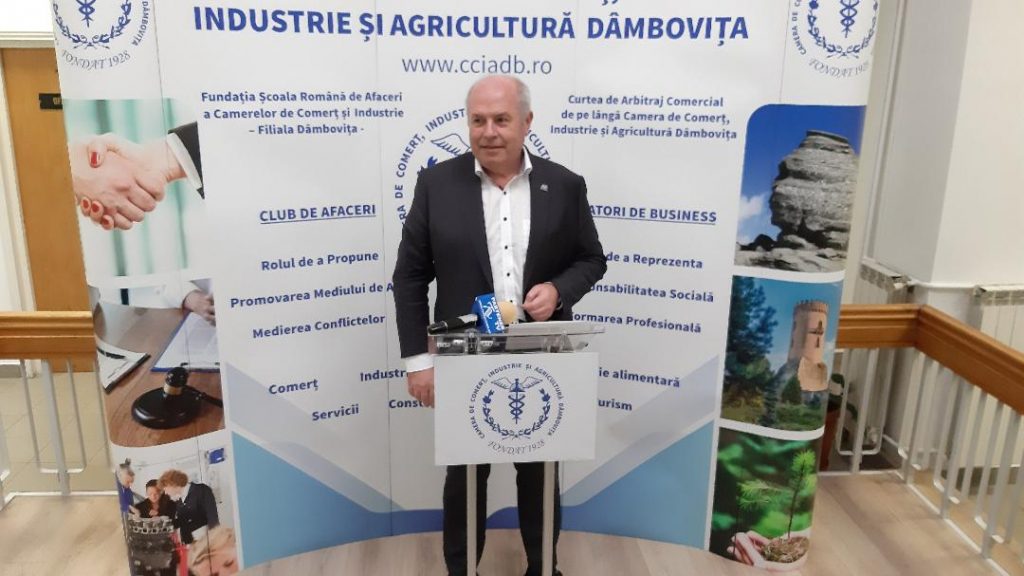 Președintele Valentin Calcan a vorbit despre reorganizarea Camerei de Comerț Dâmbovița pe secțiuni