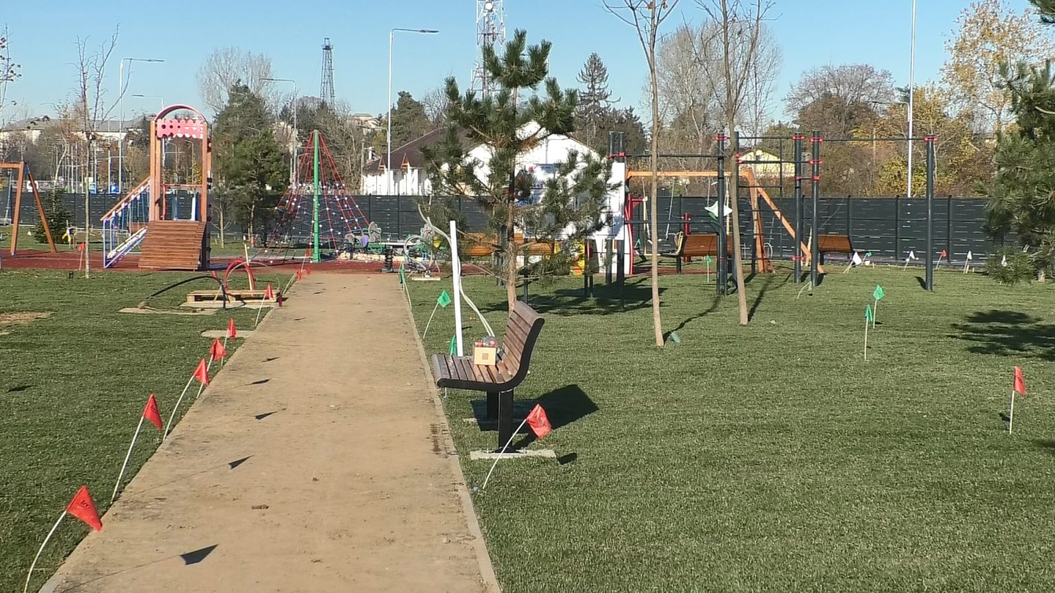 Luna viitoare,parcul din zona Dâmbovița Mall, realizat de Primăria Târgoviște,este gata