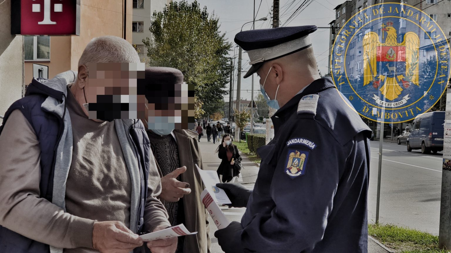 Informarea cetățenilor pe timpul stării de alertă, o prioritate a jandarmilor dâmbovițeni
