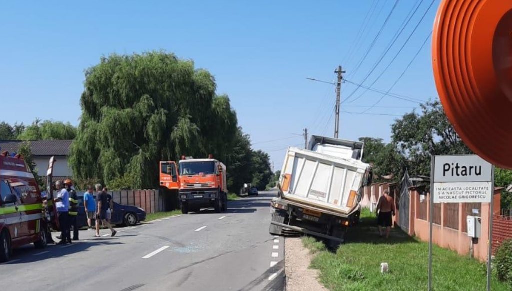 ACCIDENT rutier la Pitaru