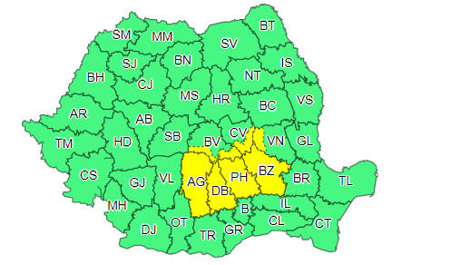 ANMH a emis COD GALBEN de furtuni