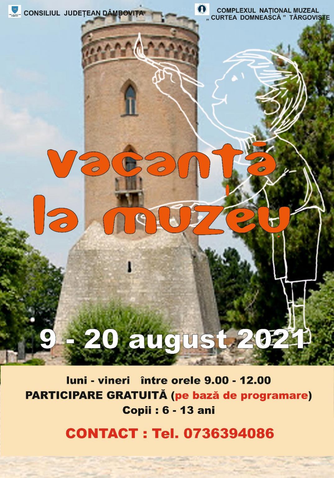 ”VACANŢĂ LA MUZEU”, program implementat de CJ Dâmbovița