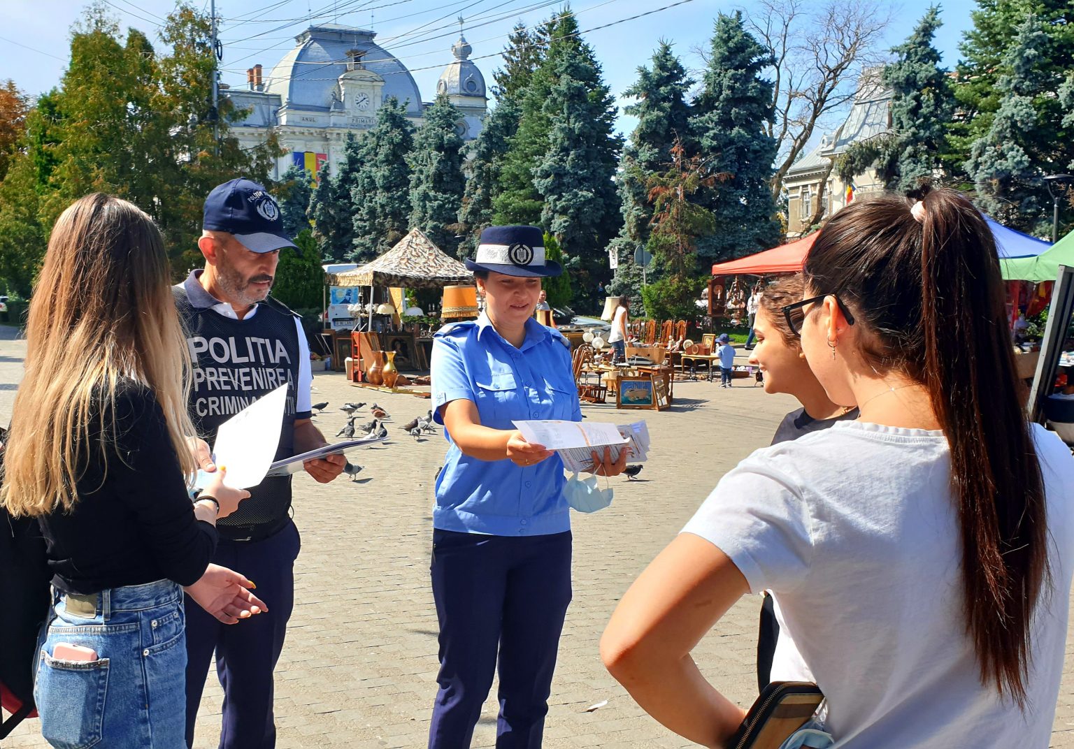 La deschiderea anului școlar, polițiștii sunt pe baricade