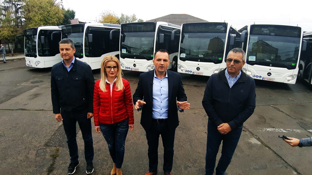 La Târgoviște, au ajuns alte 12 autobuze Mercedes-Benz Citaro Hybrid