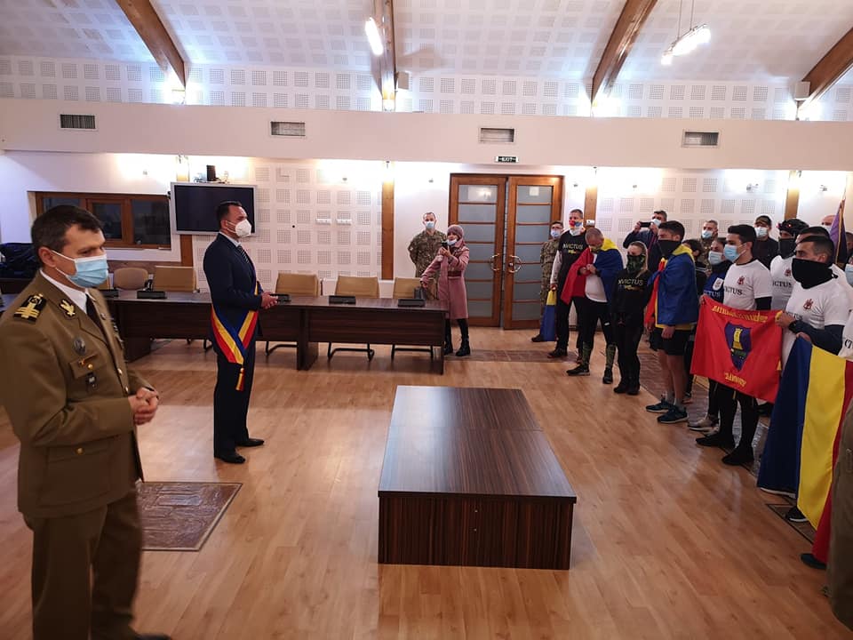 Ștafeta Veteranilor Invictus de pe traseul galben, a ajuns la Târgoviște