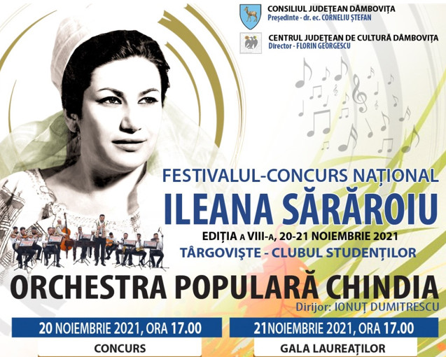 Festivalul Concurs Ileana Sărăroiu , organizat de  Consiliul Județean Dâmbovița, prin Centrul Județean de Cultură