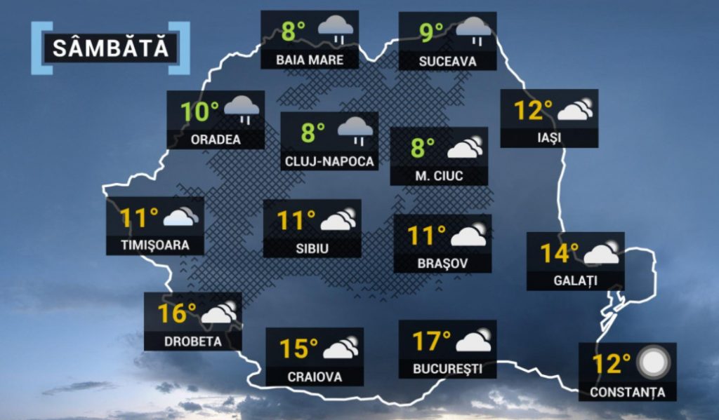 Vremea 19 februarie 2022, temperaturile ating 17 grade Celsius în unele zone ale țări