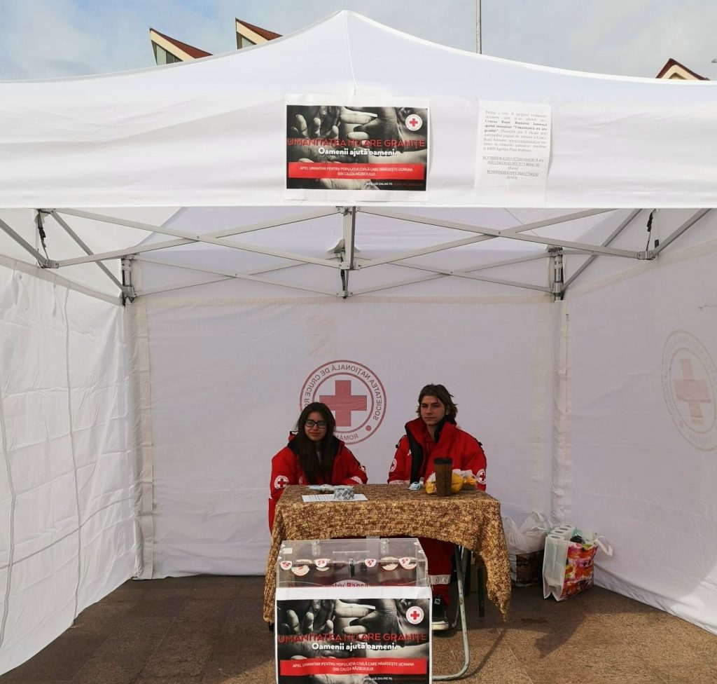 Campania umanitară „OAMENII ajută OAMENI”, pentru a veni în sprijinul cetățenilor ucraineni care fug din calea războiului