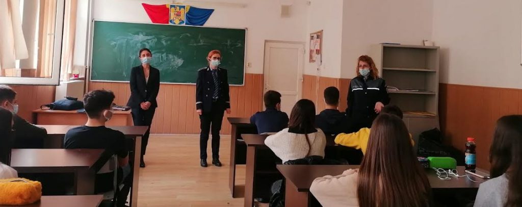 Siguranță Școlară,beneficiarii activităților au fost peste 370 de elevi și 140 de cadre didactice