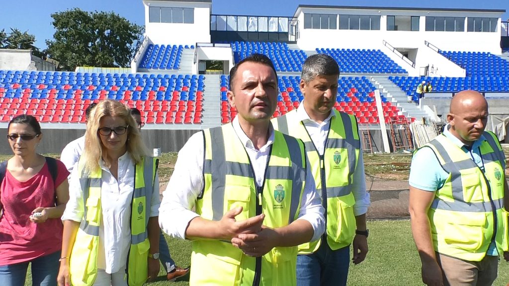 Administrația târgovișteană a prezentat pe larg, stadiul lucrărilor la Stadionul Eugen Popescu