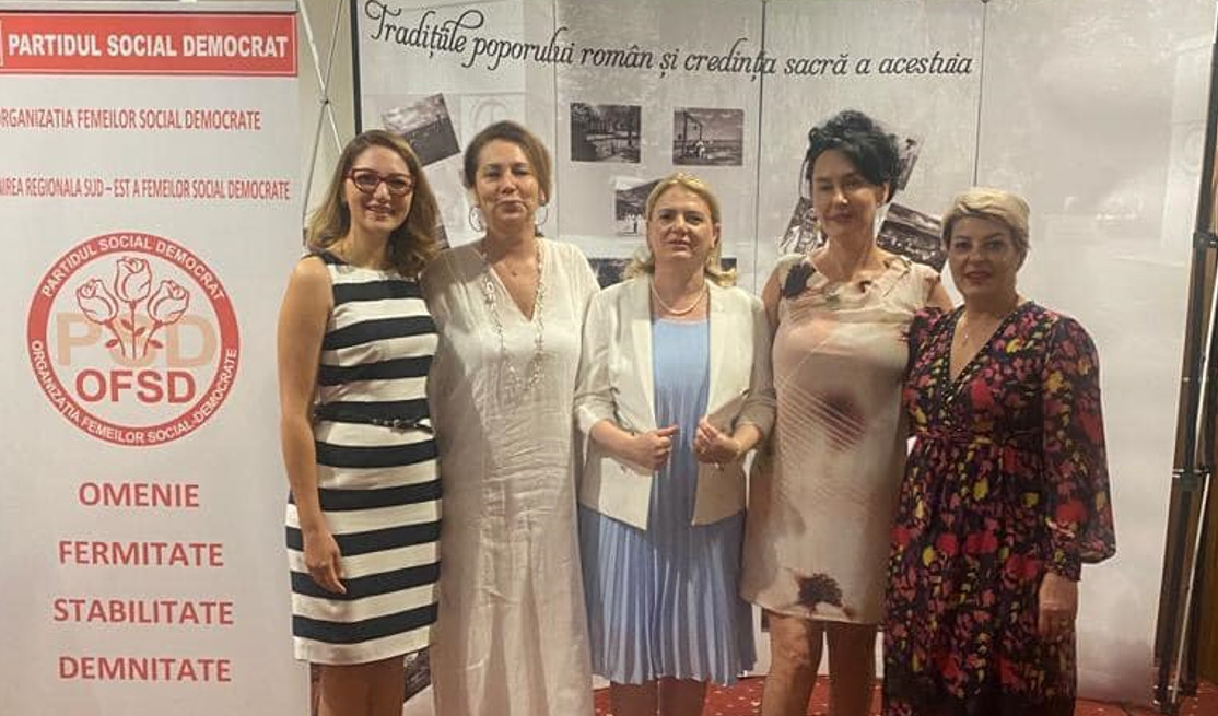 Femeile social-democrate dâmbovițene au onorat invitația la întâlnirea regională a OFSD