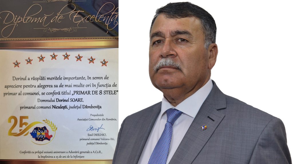 Dorinel Soare a primit distincția „Primar de opt stele”