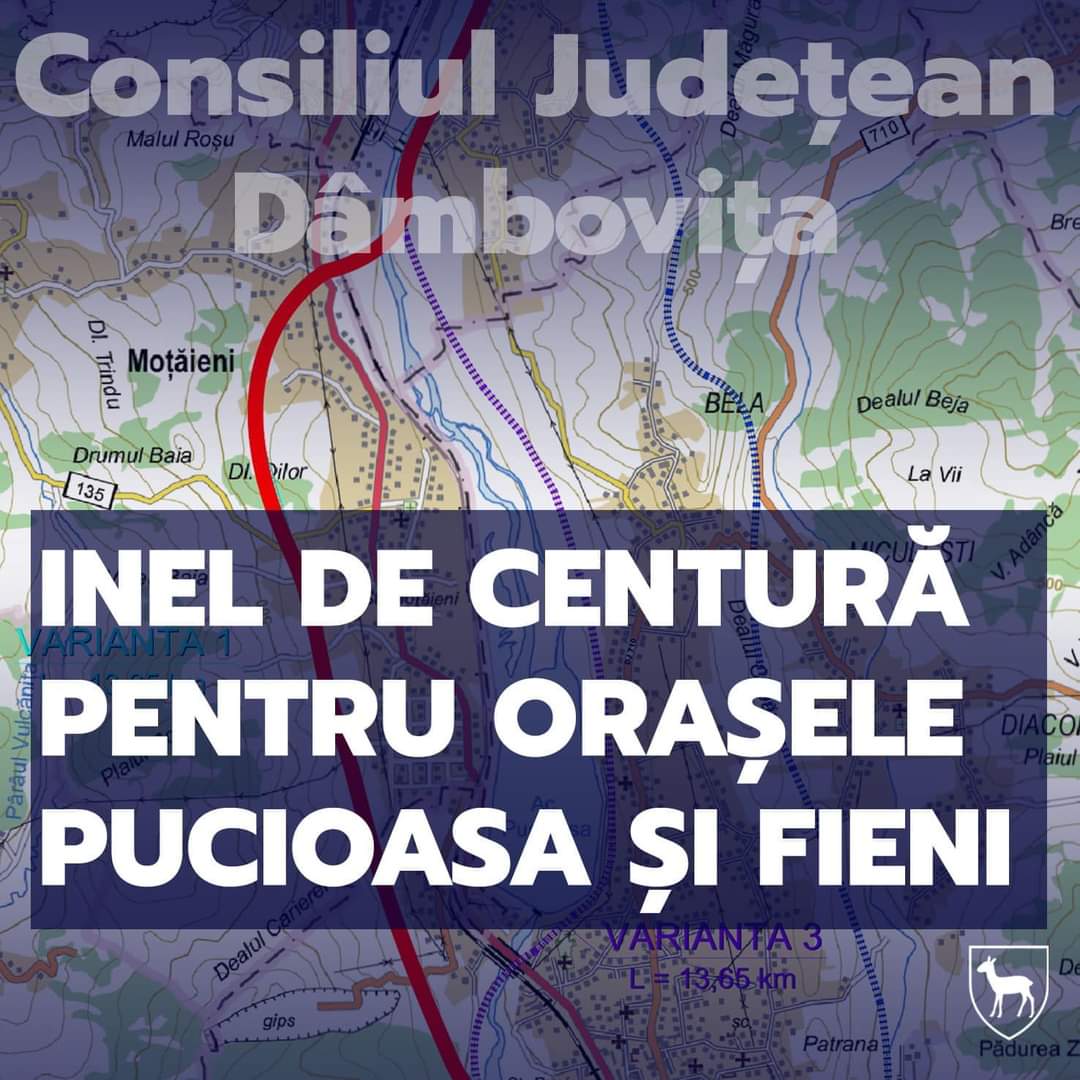 Aviz favorabil pentru următoarea etapă privind Inelul 2 de Centură al Târgoviștei și Centura ocolitoare a orașelor Pucioasa și Fieni