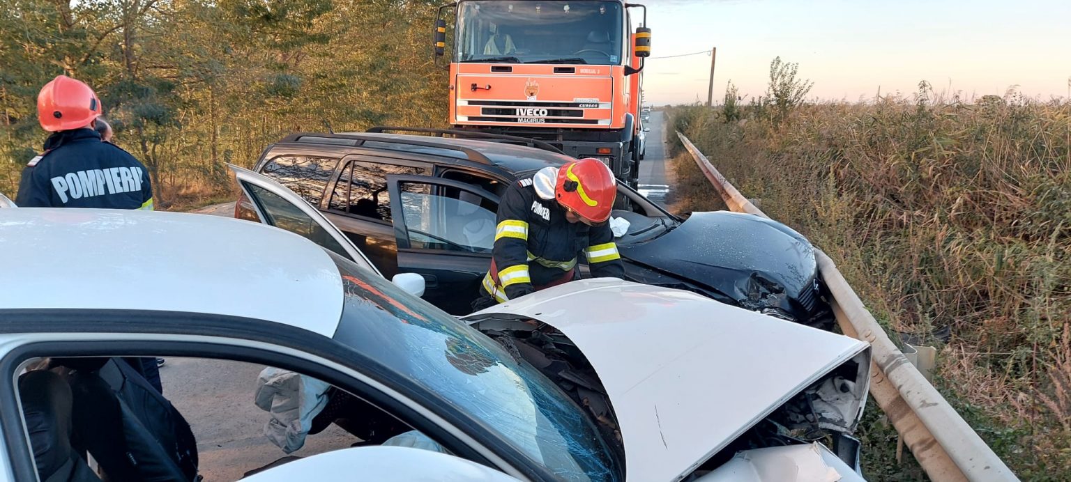 Accident rutier pe DJ 711A-Potlogi, un bebeluș printre cei șase răniți