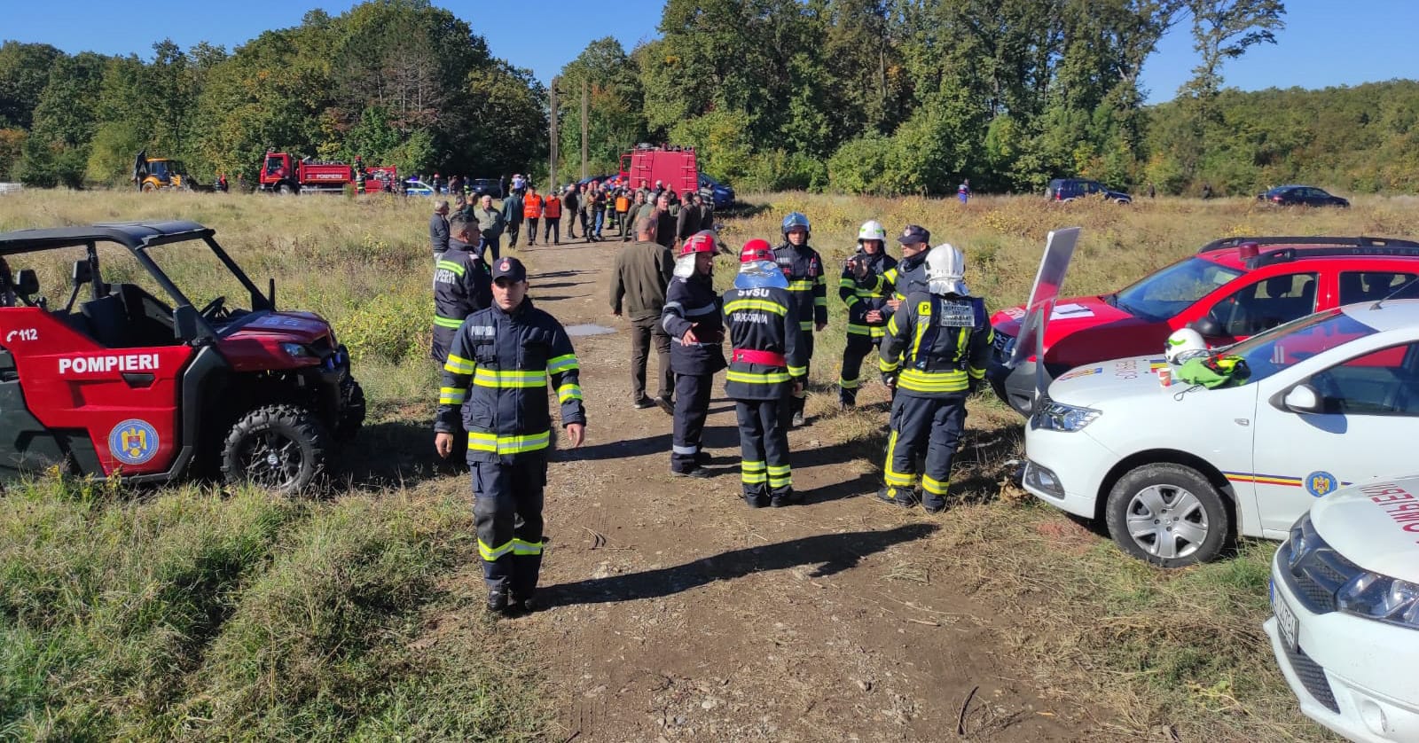 ALERTĂ la 112, arde pădurea din zona fostului Parc Petrolier Căpșuna, comuna Cobia