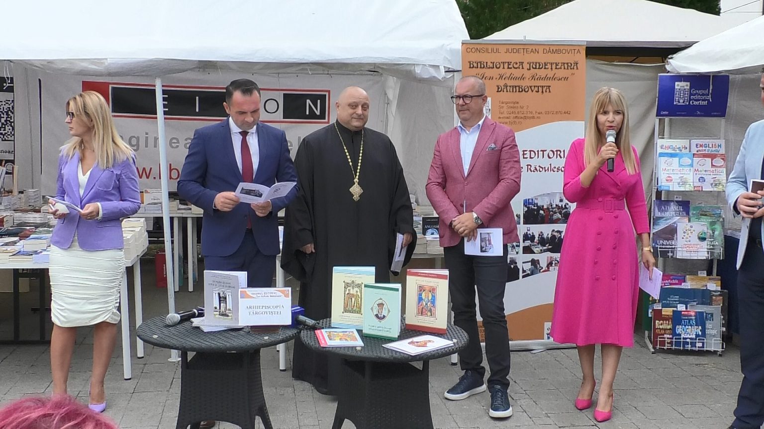 Deschiderea oficială a Salonului Editorial „Ion Heliade Rădulescu” în cadrul Zilelor Cetății Târgoviște