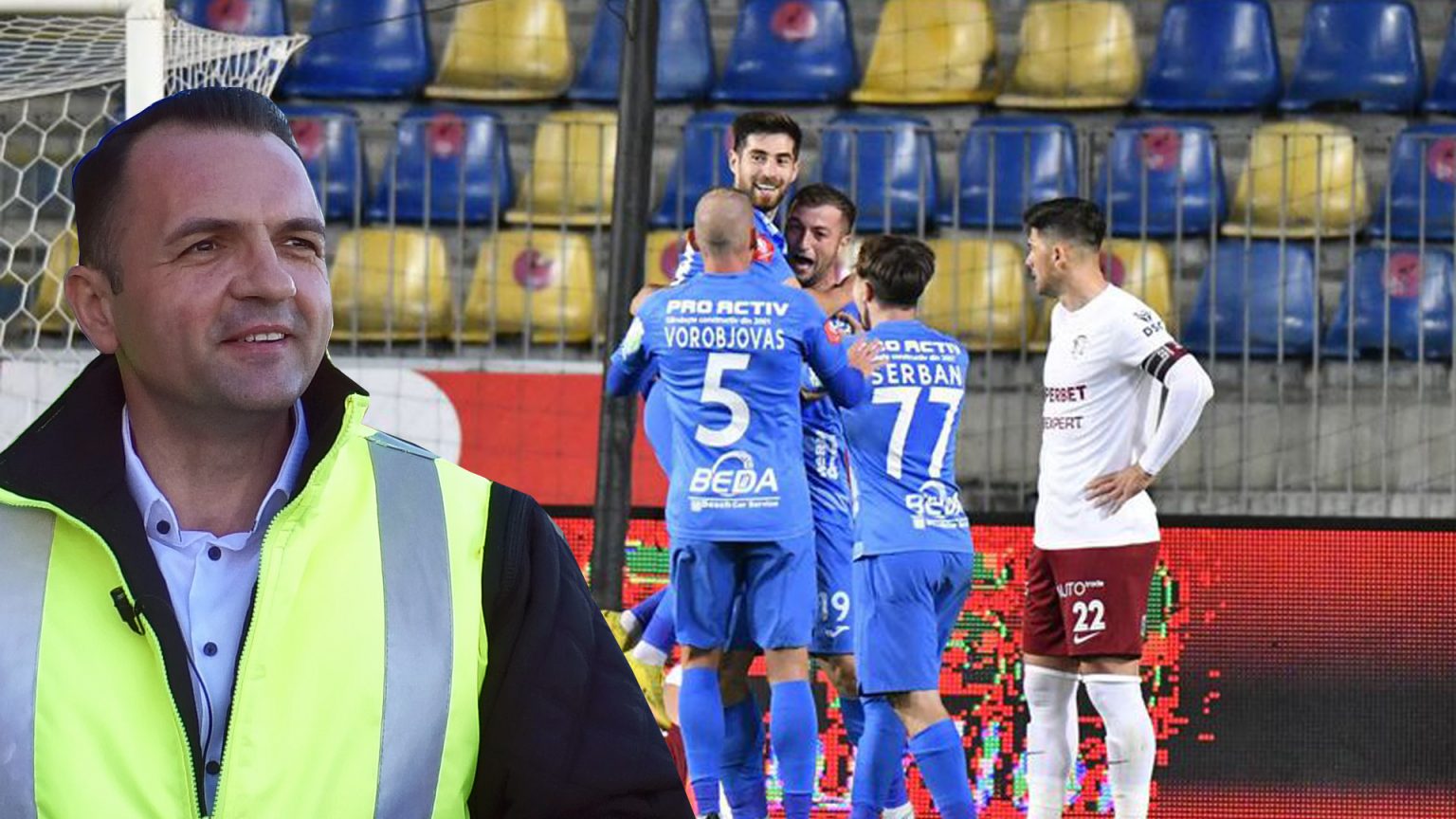 Chindia Târgoviște a dat dovadă de dăruire totală în meciul cu Rapid, a spus primarul Cristian Stan