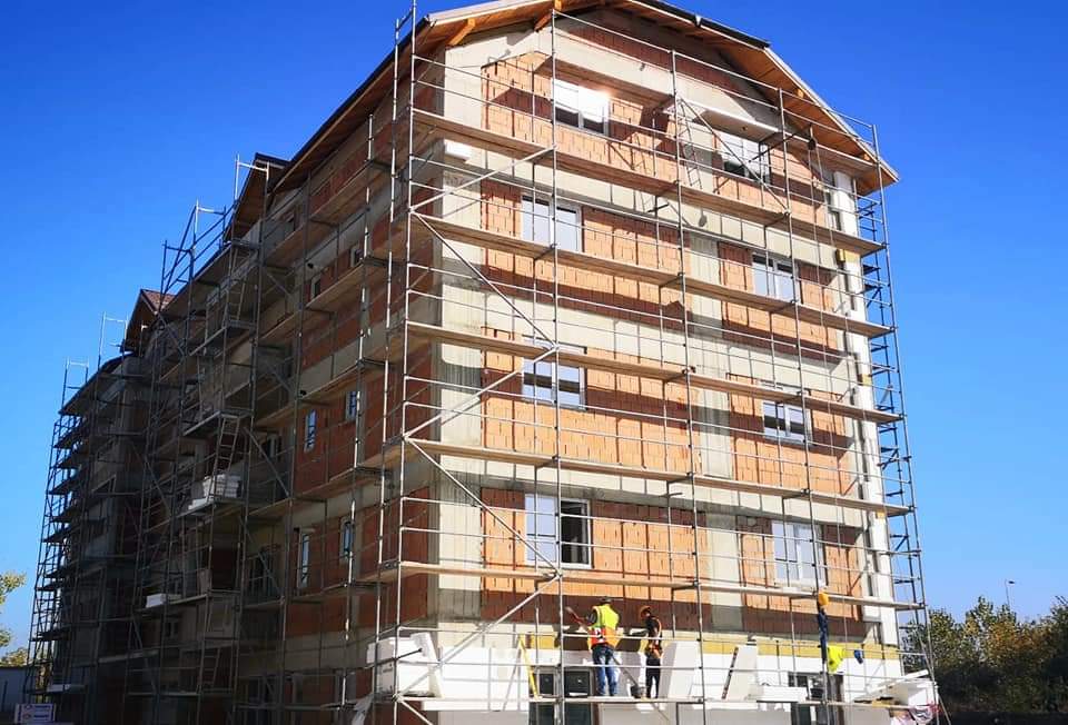 Studiul lucrările este destul de avansat la cele două blocuri de locuințe ANL din zona Dâmbovița Mall