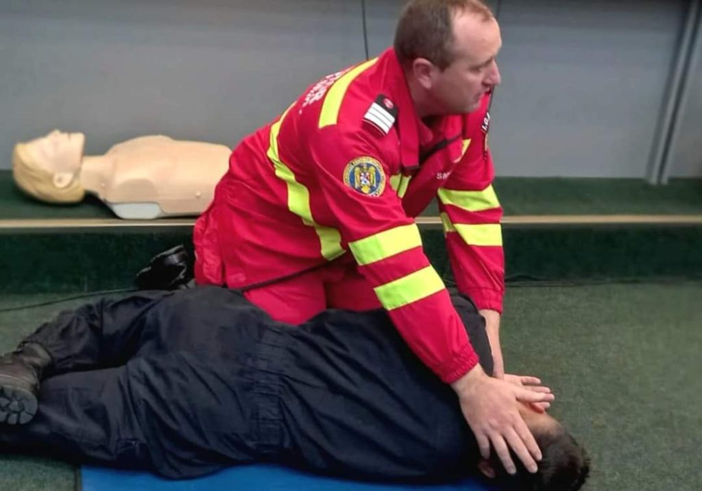 Acordarea primului ajutor în situații de urgență, prioritate în pregătirea jandarmilor de la Ochiuri