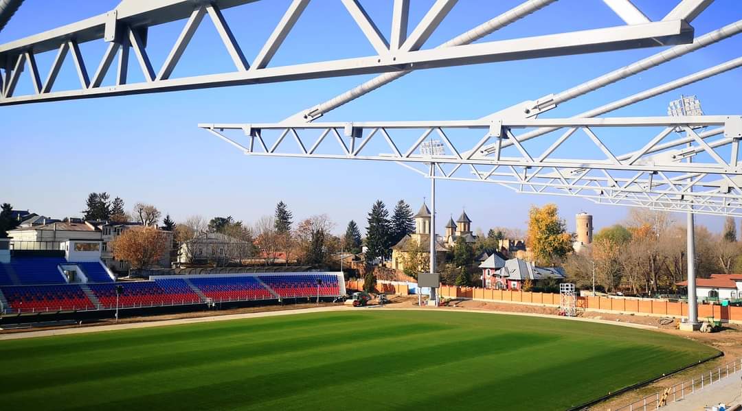 Imagini deosebite cu Stadionul "Eugen Popescu", cu vestiarul Chindiei, mobilat