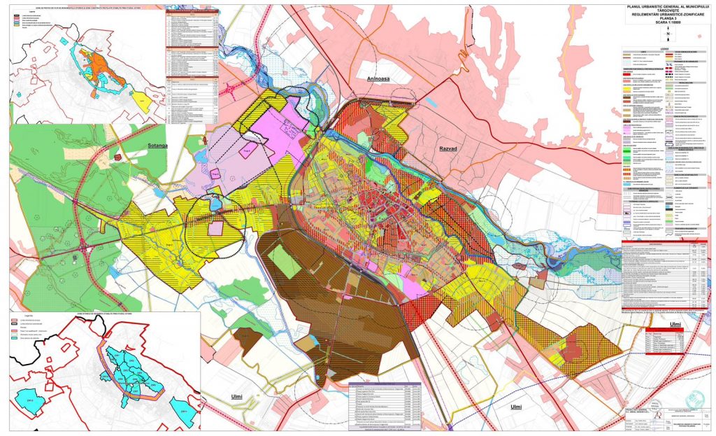 “Elaborarea si transpunerea in format digital a Planului Urbanistic General al Municipiului Targoviste”