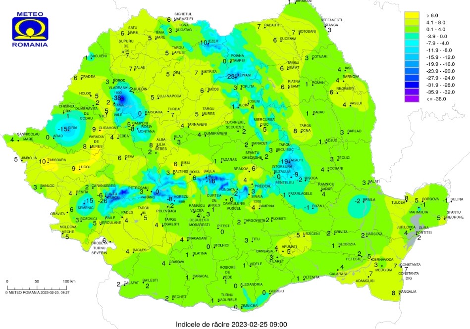 INFORMARE METEO pentru toată țara, după orele prânzului, ploile pun stăpânire pe întreaga țară