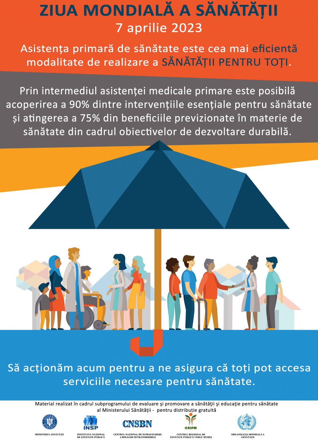 DSP Dâmbovița: 7 aprilie este celebrată ZIUA MONDIALĂ A SĂNĂTĂŢII