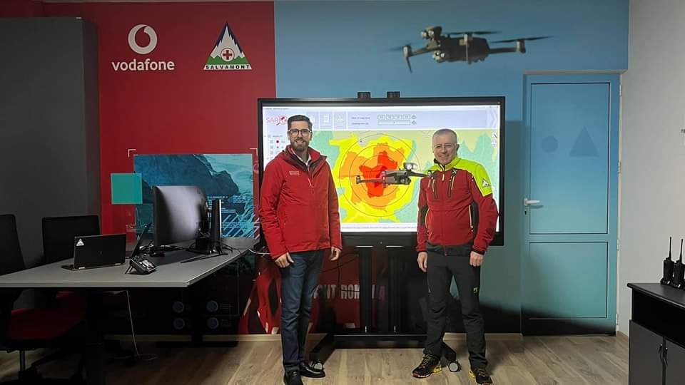 7 aprilie 2023, un an de la lansarea la nivel național a proiectului de căutare și salvare cu drone Salvamont
