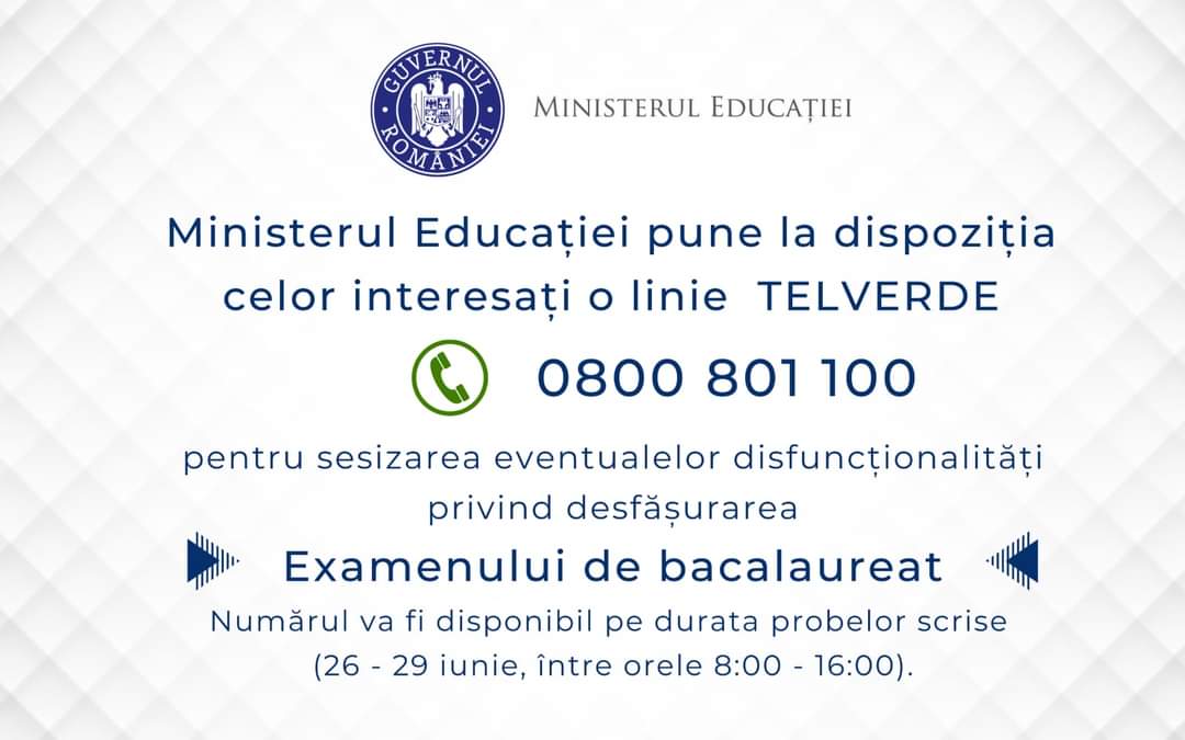 Bacalaureat 2023 începe mâine, 26 iunie, cu proba la Limba și literatura română