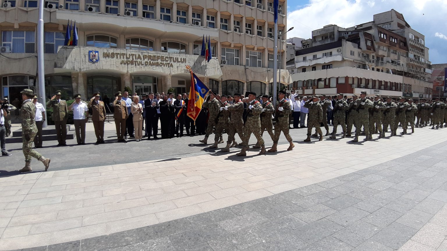 Ziua Drapelului Național, sărbătorită la Târgoviște. VIDEO