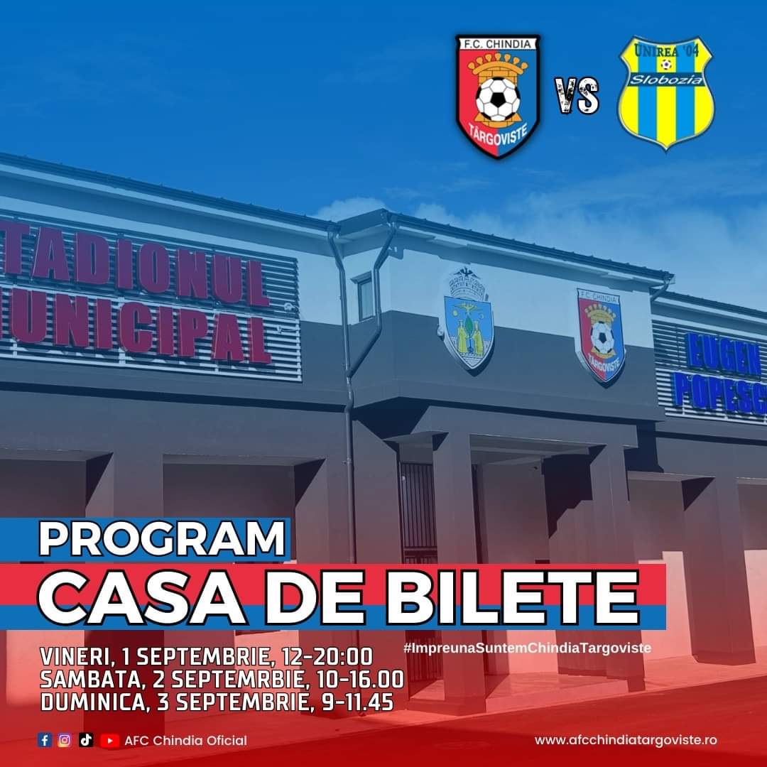 Chindia Târgoviște-Unirea Slobozia