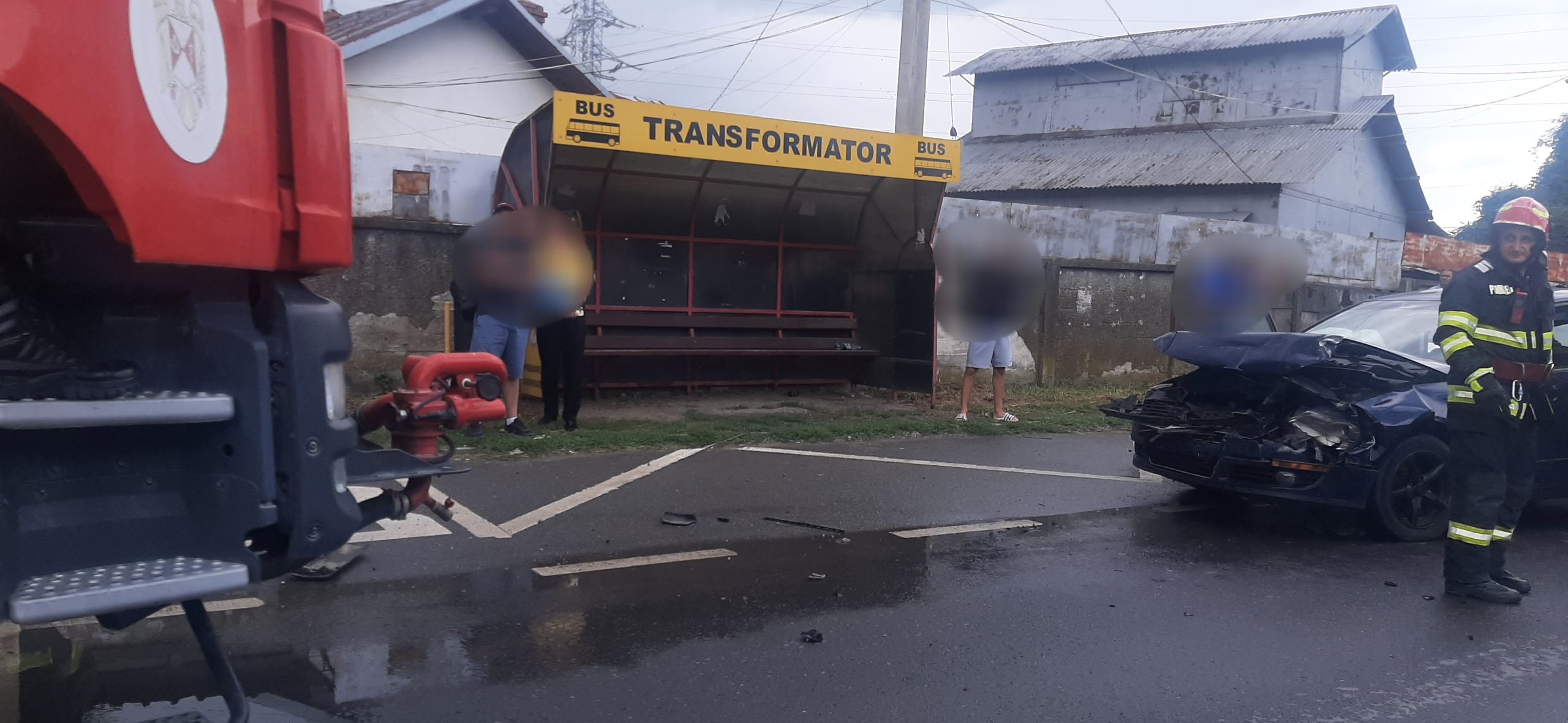 Accident rutier pe DN 71