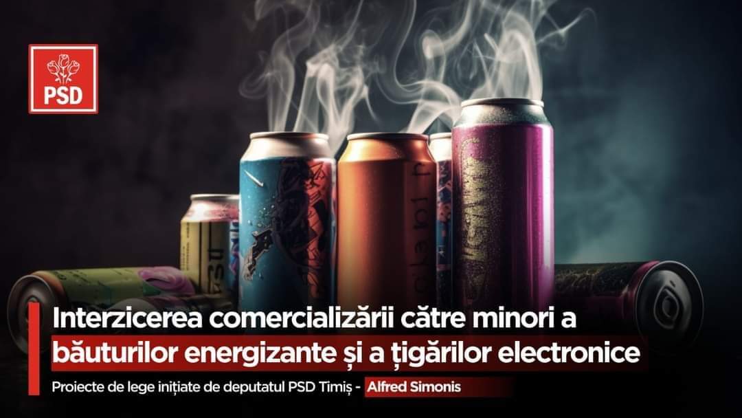 Interzicerea comercializării către minori a băuturilor energizante și a țigărilor electronice