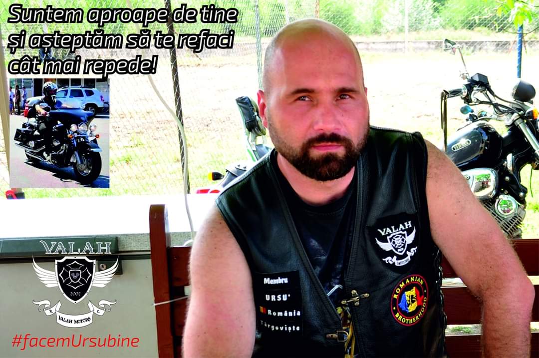 Motociclistul târgoviștean "Ursu" are nevoie de sânge, după ce a fost implicat într-un accident rutier