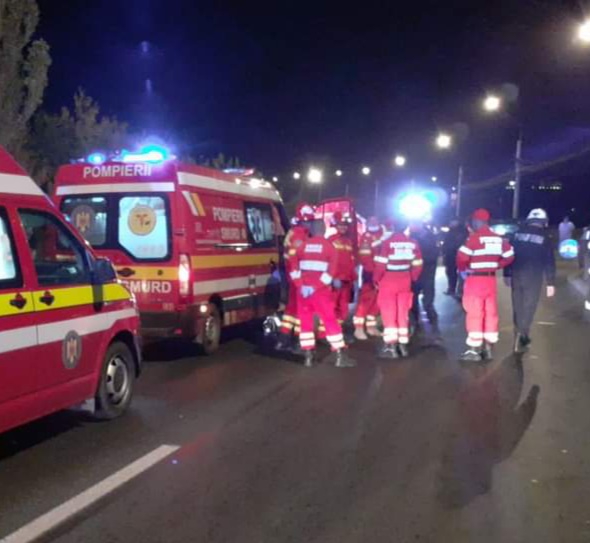 Traficul a fost blocat pe DN 7 – județul Dâmbovița, un tir a intrat în coliziune cu o autoutilitară