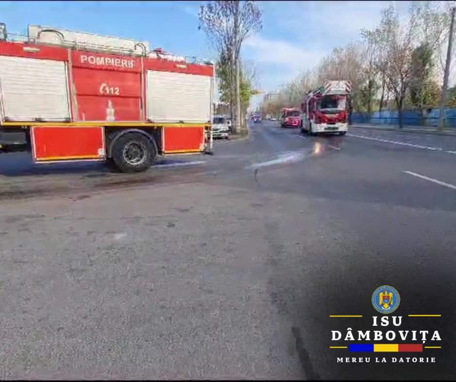 Au sunat alarmele în municipiul Târgoviște, a  avut loc un exercițiu cu forțe și mijloace în teren la un operator economic din municipiul Târgovişte situat în zona Șoseaua Găești. 