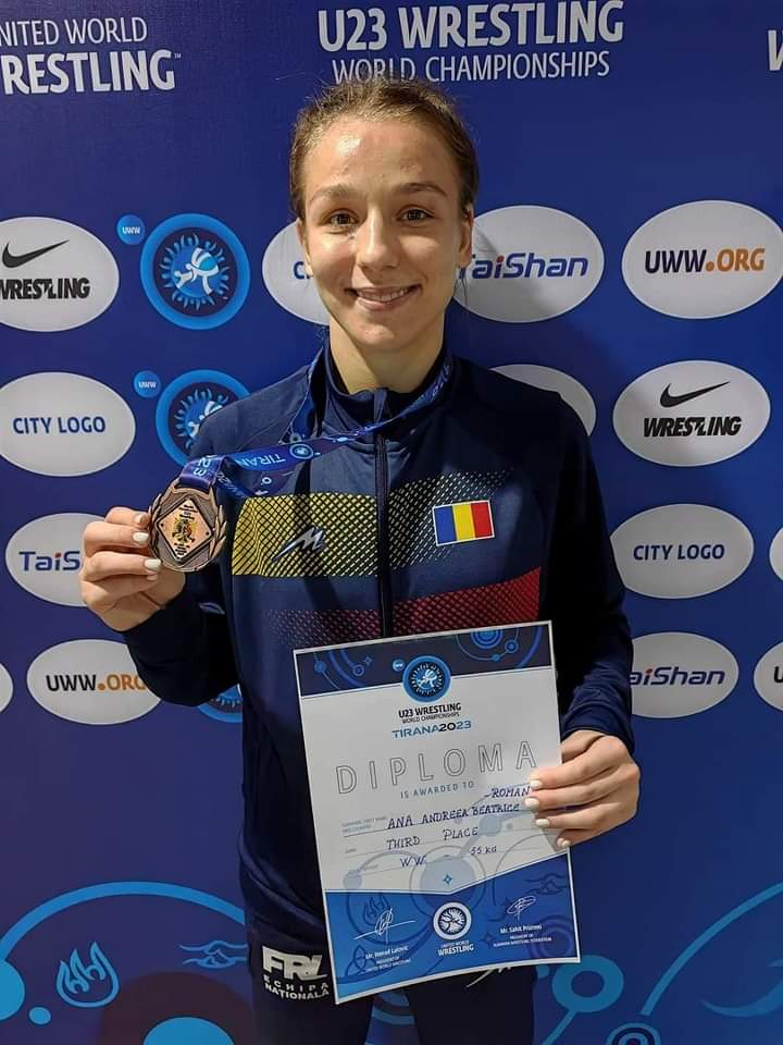 Bronz pentru România la Campionatul Mondial de Lupte Seniori U23, luptele feminine românești bifează o nouă reușită