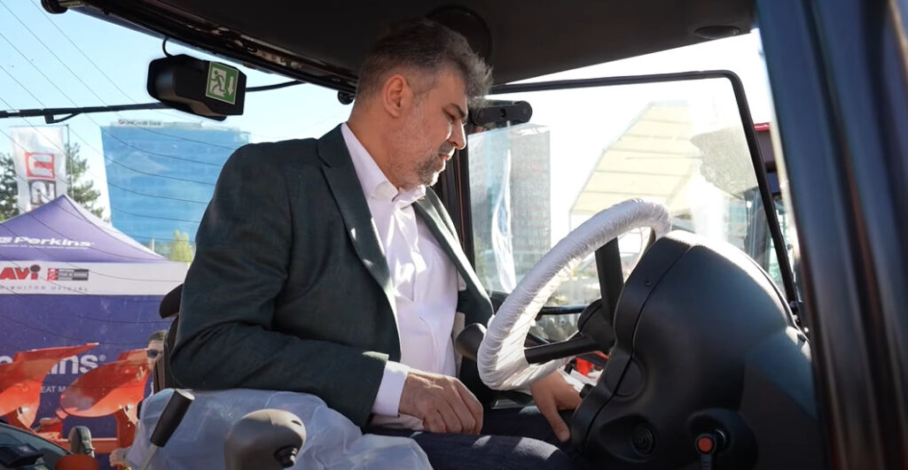 Premierul Marcel Ciolacu vorbeşte despre necesitatea unui Program Rabla la tractoare