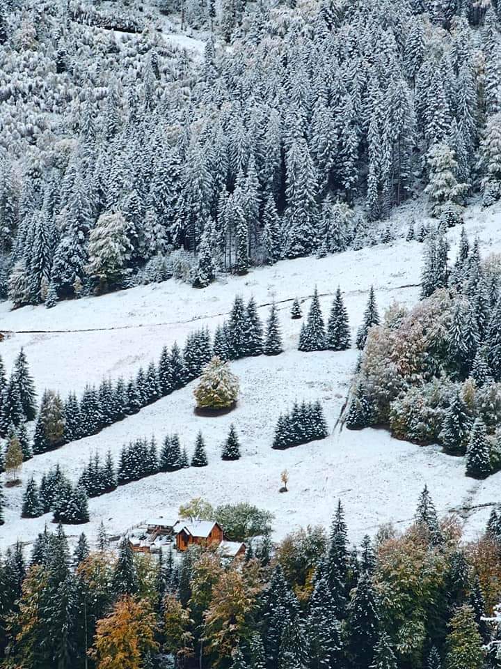Iarnă în toată regula în zona Mănăstirii  Sfântul Ioan Iacob – „Corlățeni” din Pojorâta, județul Suceava, sunt imaginile de poveste. 