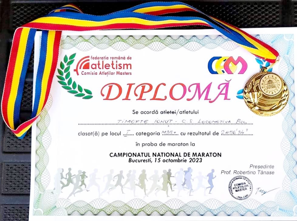 Jandarmeria Dâmbovița a fost reprezentată cu succes la Campionatul Național de Maraton Masters, de weekend-ul trecut