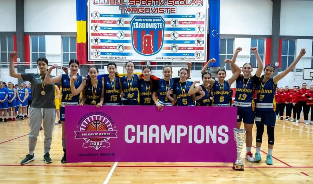 Municipiul Târgoviște a fost gazda European Basketball Balkanic Games 2023: România U15 a câștigat trofeul Municipiul Târgoviște a fost gazda European Basketball Balkanic Games 2023: România U15 a câștigat trofeul