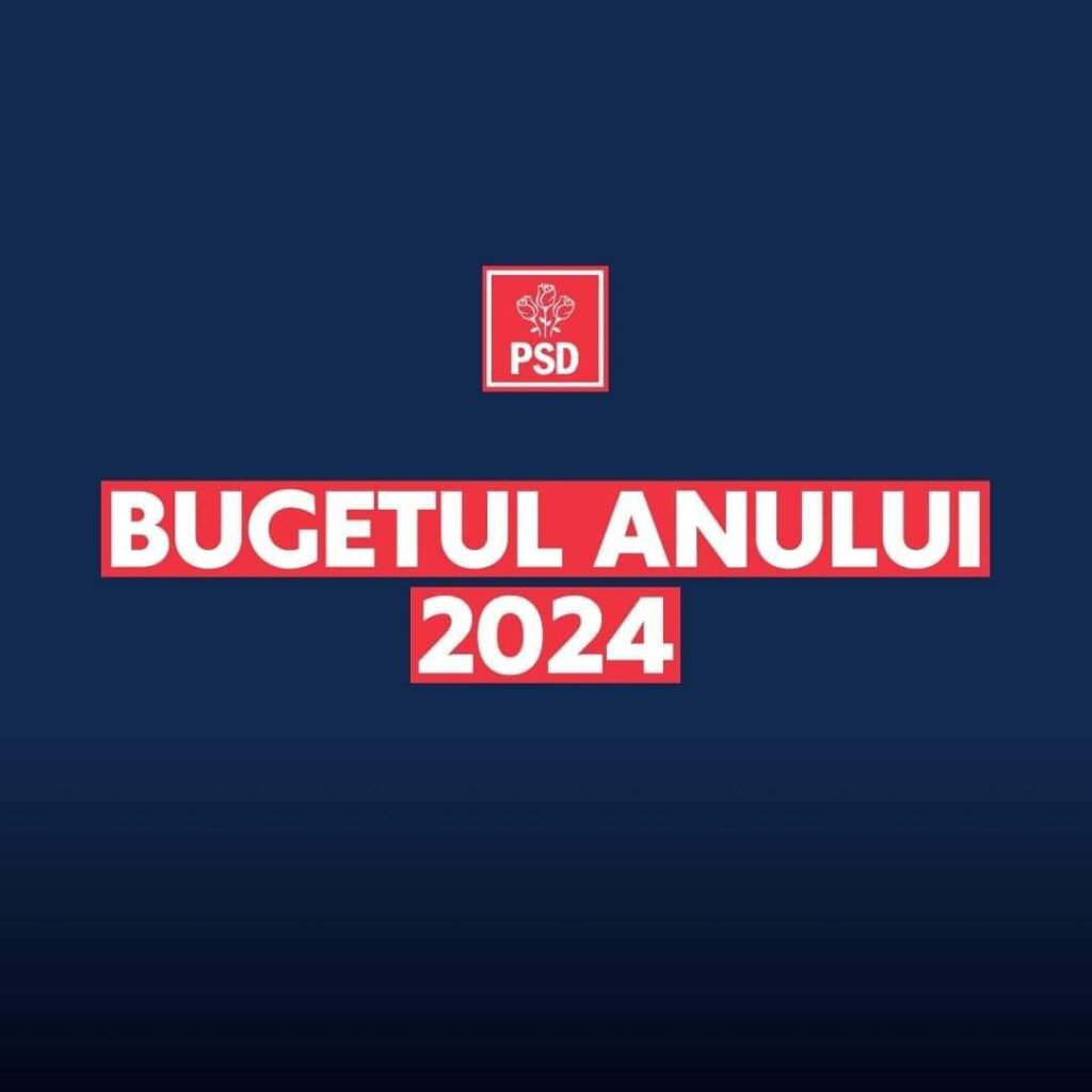 PSD Dâmbovița: Bugetul anului 2024, a fost adoptat PSD Dâmbovița spune că este un buget pentru români, nu e un buget pentru politicieni. E un buget pentru dezvoltare, acoperim investițiile ca şi anul acesta sunt mai mari decât consumul.