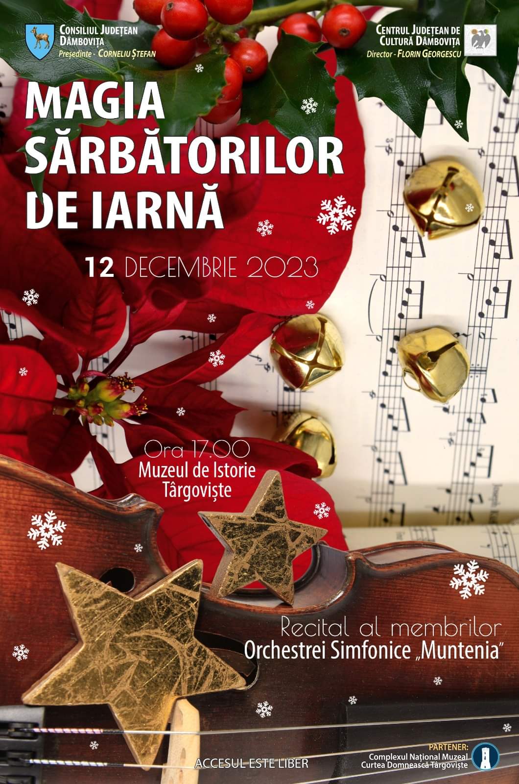 Seria concertelor continuă la Muzeul de Istorie din Târgoviște, intrarea este liberă