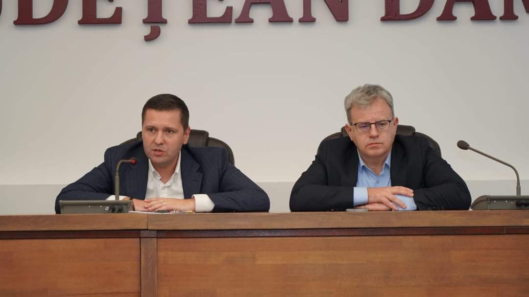 La CJ Dâmbovița au avut loc dezbateri privind modernizarea DN71 Târgoviște-Sinaia, ieri, președintele CJ Dâmbovița