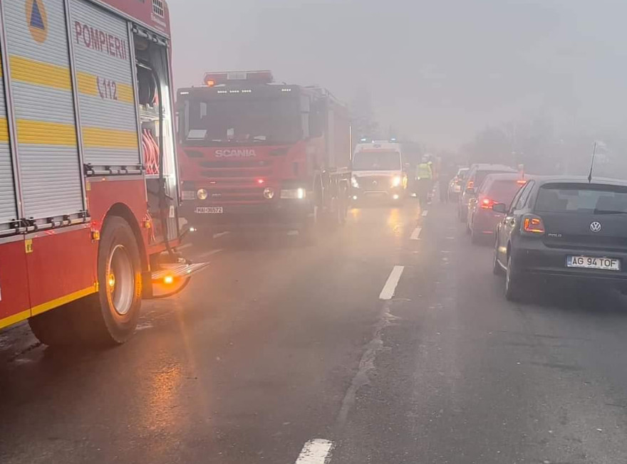 Un bărbat intoxicat cu monoxid de carbon în  incendiul de casă de  la Bâldana