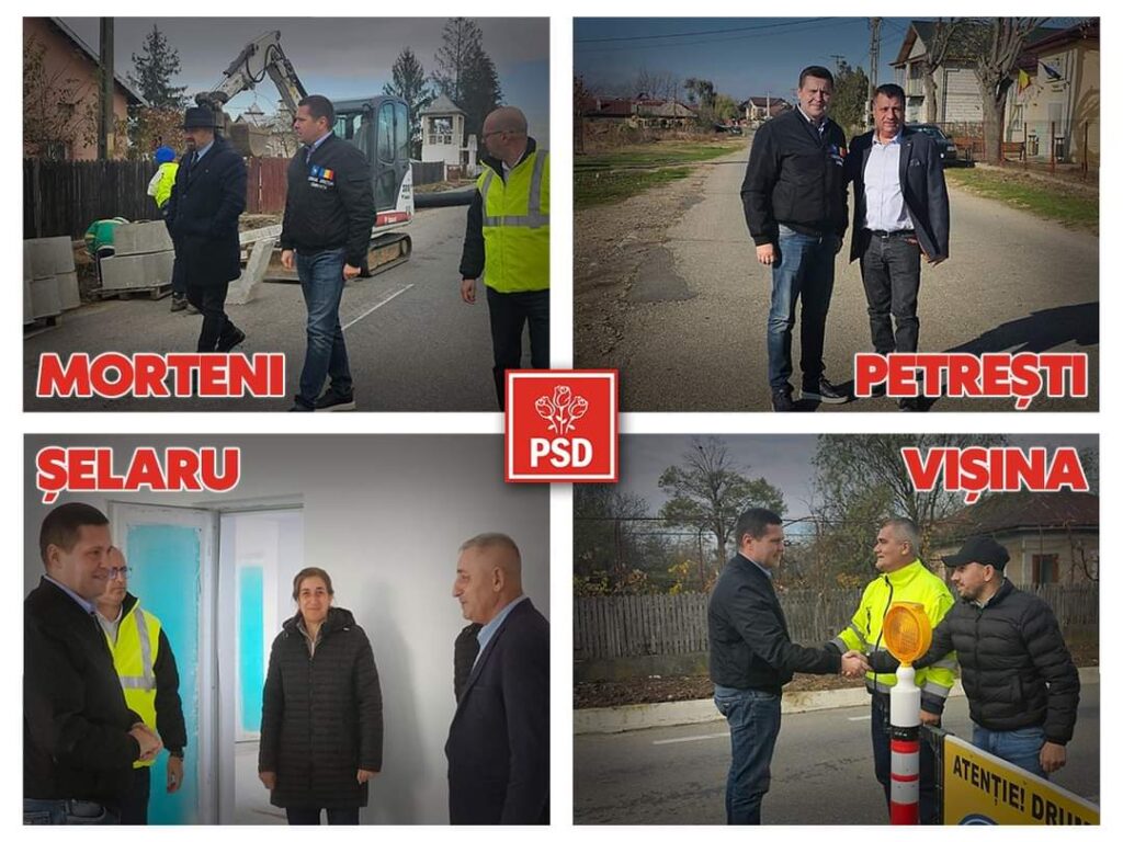 Administrațiile locale ale PSD Dâmbovița au în implementare proiecte majore