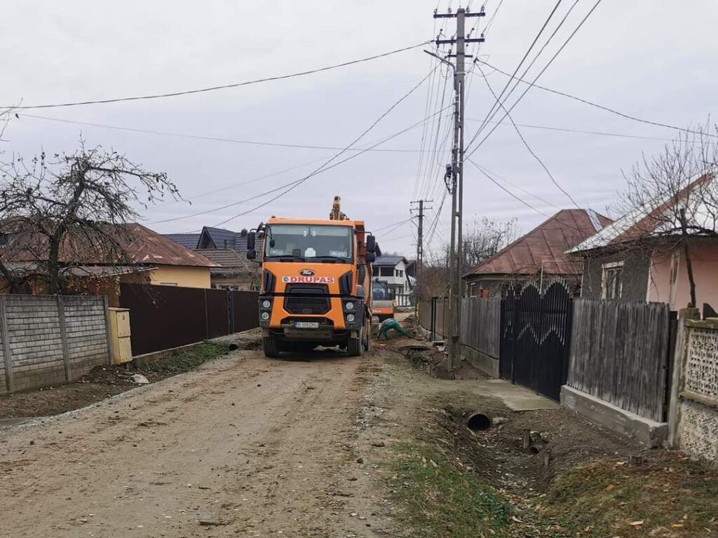 Infrastructura rutieră, o prioritate pe agenda primarului Adrian Năstase din comuna I.L.Caragiale