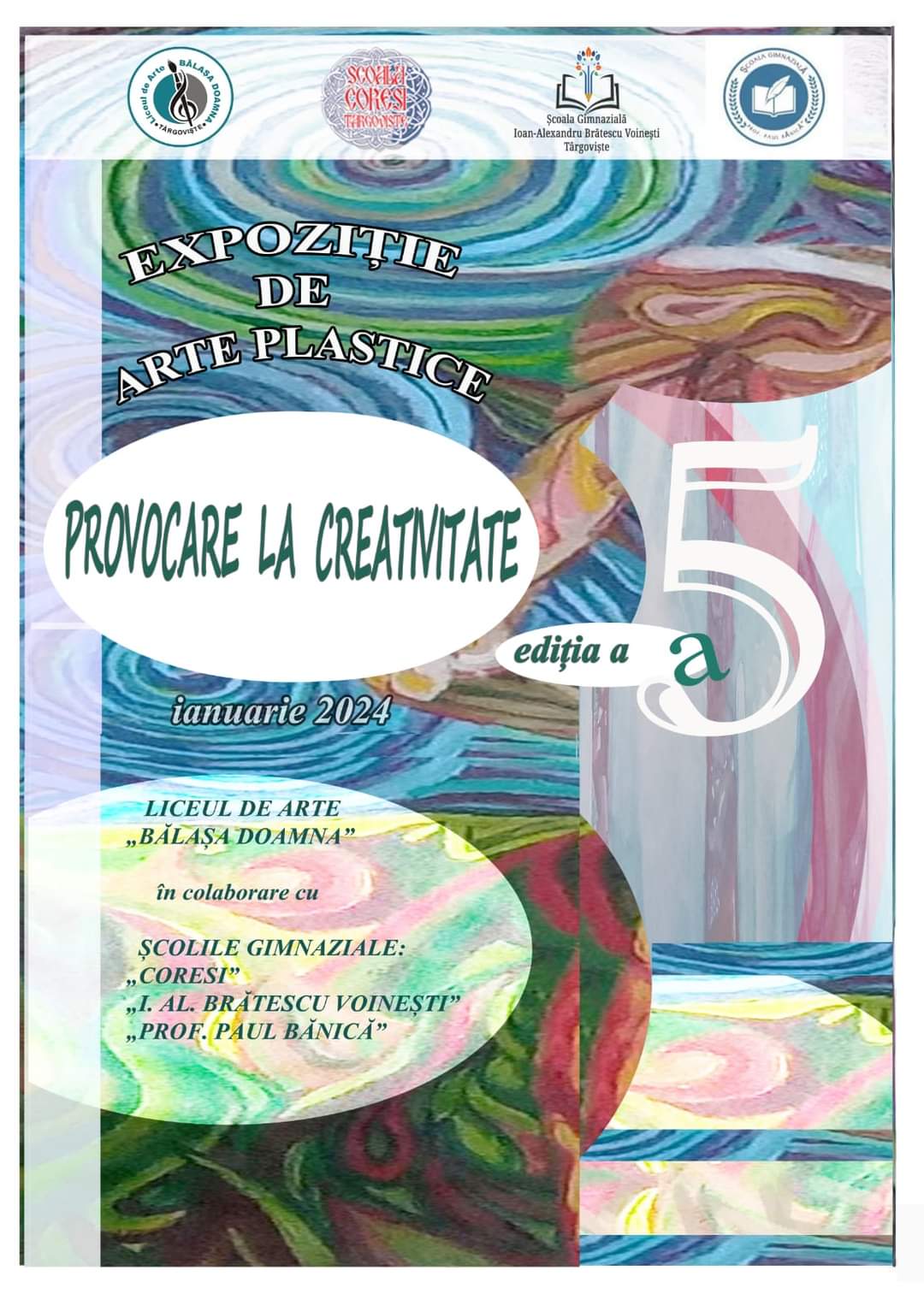 Va avea loc vernisajul expoziției de pictură ”Colecția ANA”, luni, 22 ianuarie 2024, ora 13:00, la Biblioteca Județeană ”I.H. Rădulescu” Dâmbovița.