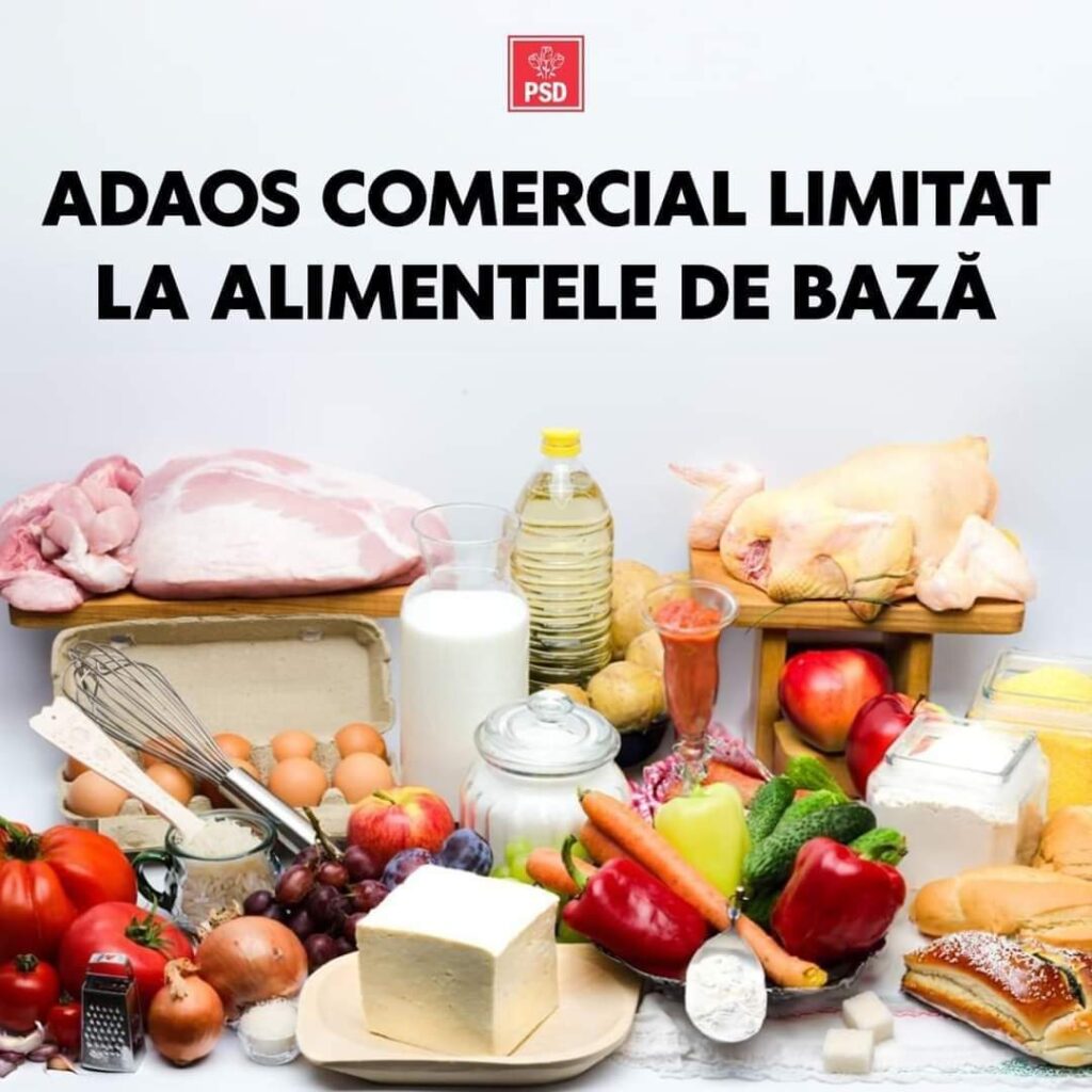 Plafonarea adaosului comercial la alimentele de bază va fi prelungită cu încă 60 de zile, vor fi scoase de pe listă unele alimente